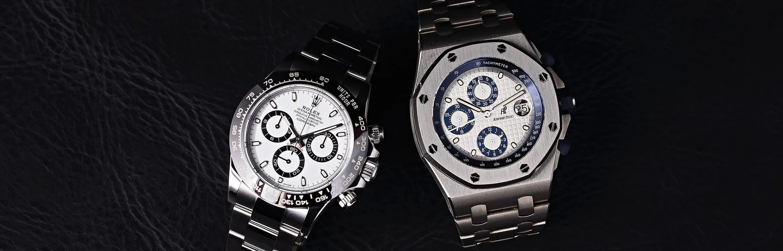Rolex and Audemars Piguet watches