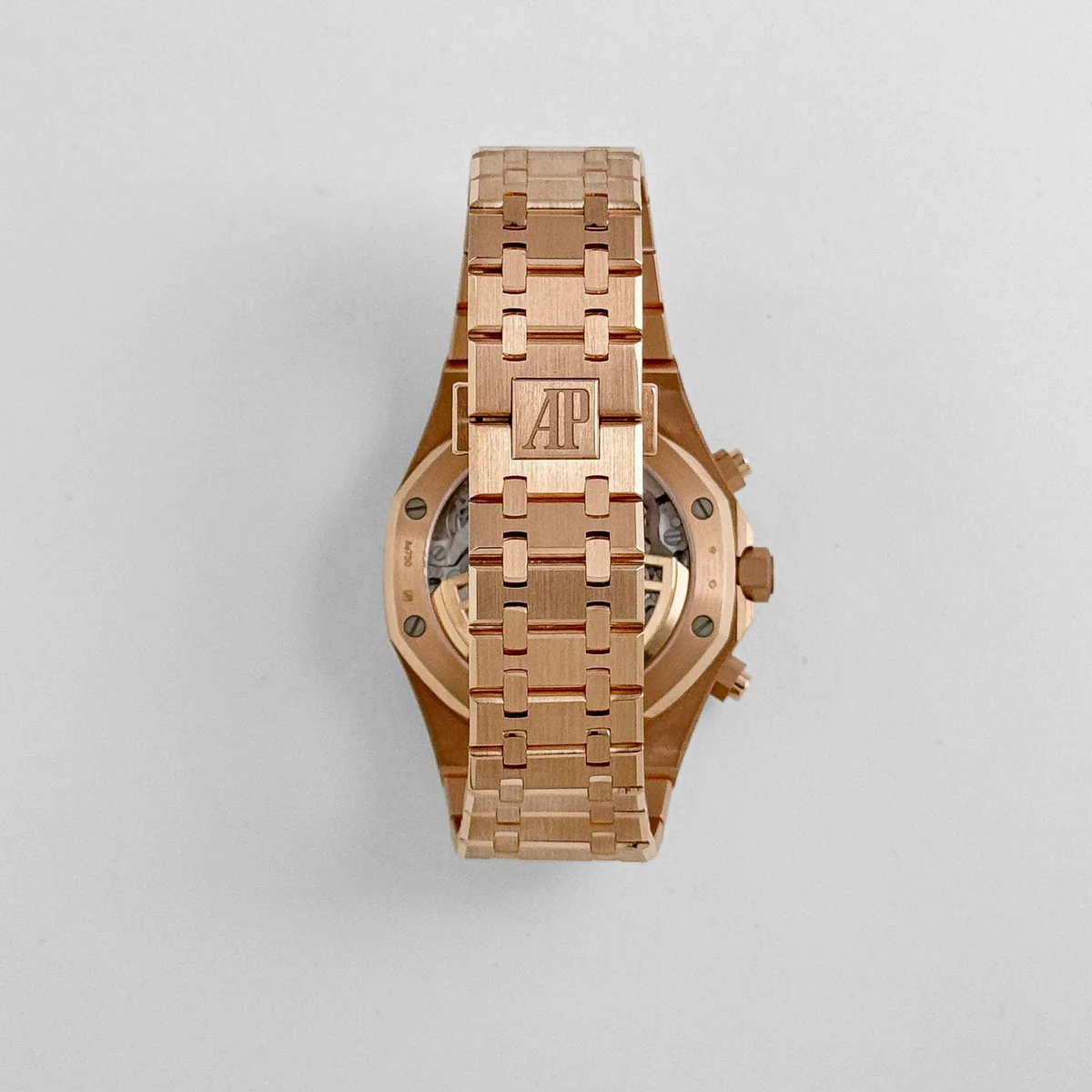 Audemars Piguet Royal Oak Super Clone 26240OR.OO.1320OR.04 Chronograph '50th Anniversary' Rose Gold Khaki Green Dial (2022) Swiss 3285 Movement — photo 11 of 12