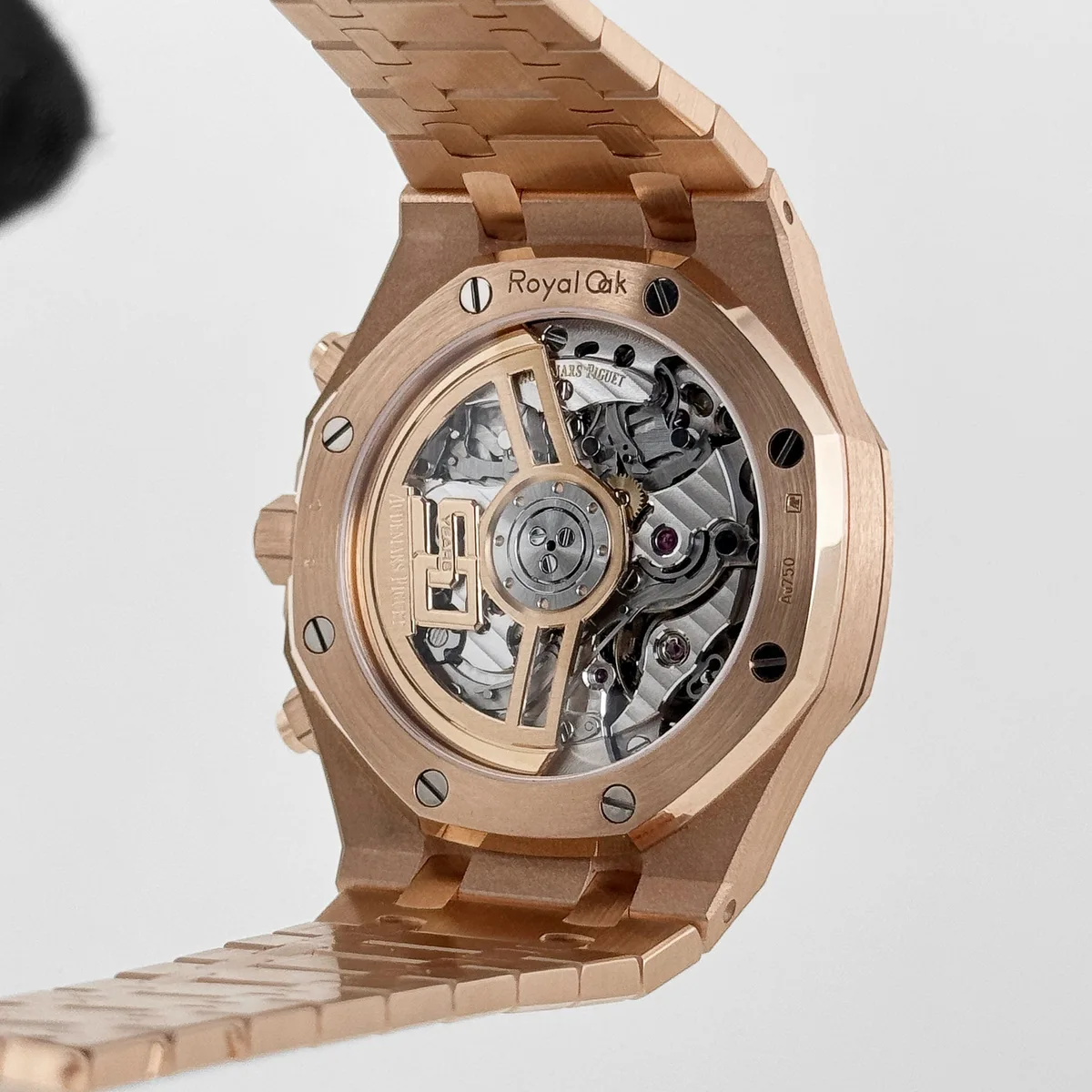Audemars Piguet Royal Oak Super Clone 26240OR.OO.1320OR.04 Chronograph '50th Anniversary' Rose Gold Khaki Green Dial (2022) Swiss 3285 Movement — photo 10 of 12