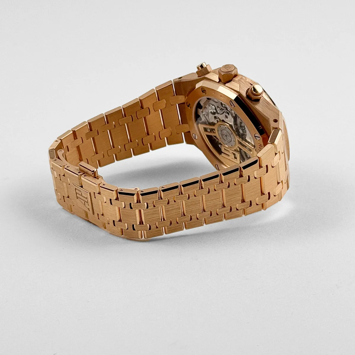 Audemars Piguet Royal Oak Super Clone 26240OR.OO.1320OR.04 Chronograph '50th Anniversary' Rose Gold Khaki Green Dial (2022) Swiss 3285 Movement — photo 8 of 12