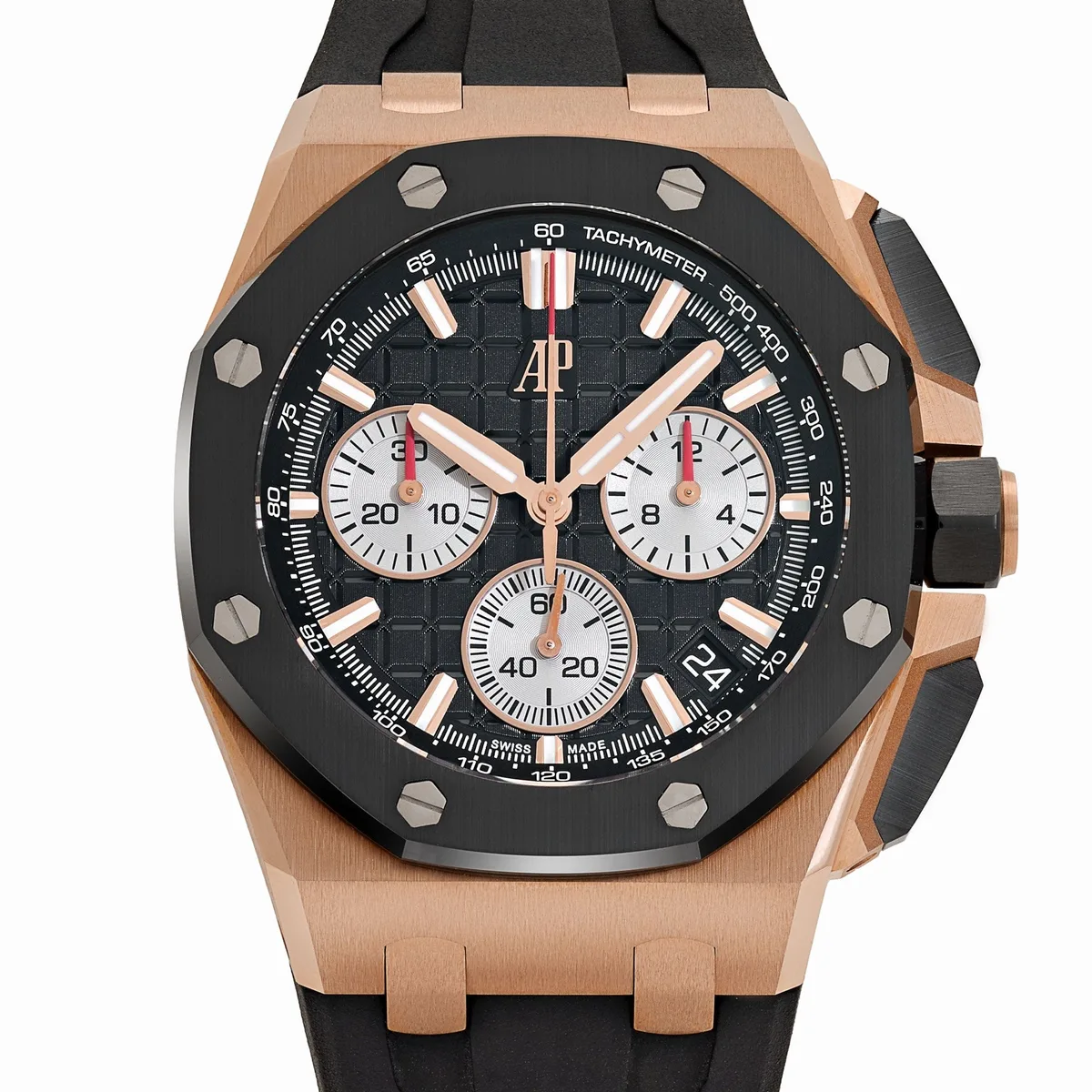 Audemars Piguet Royal Oak Offshore 26420RO.OO.A002CA.01 Chronograph Rose Gold Black Dial (2024) — photo 4 of 14