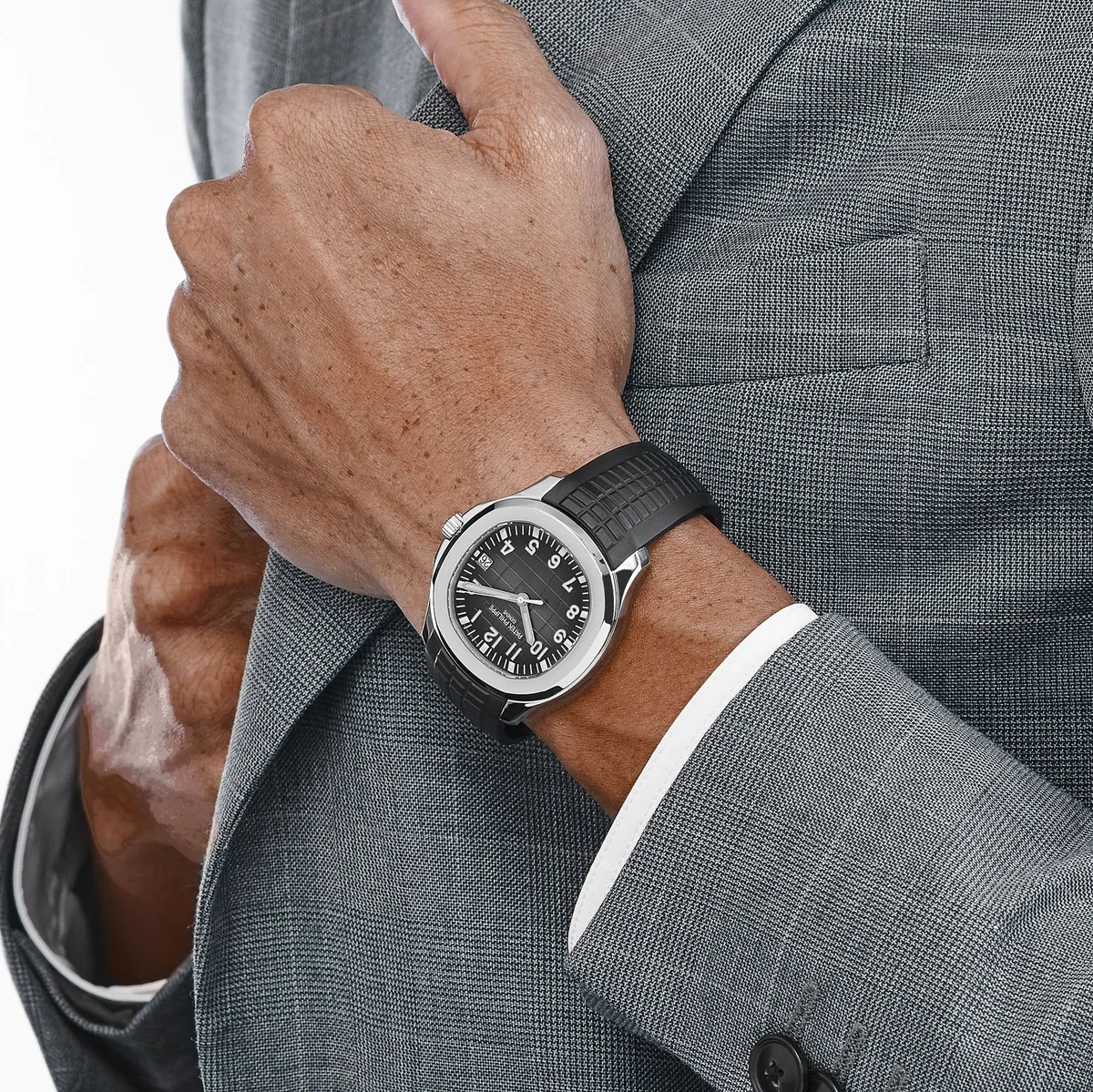 Patek Philippe Aquanaut 3285 V3 – Swiss Super Clone 5167/1A-001 Stainless Steel Black Dial (2023) — photo 3 of 15