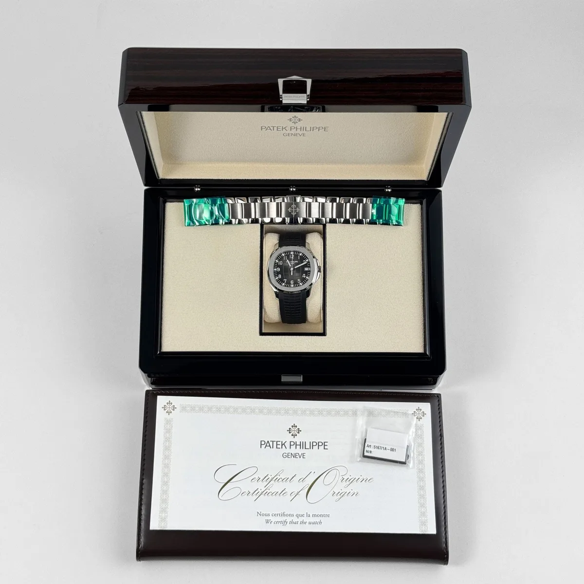 Patek Philippe Aquanaut 3285 V3 – Swiss Super Clone 5167/1A-001 Stainless Steel Black Dial (2023) — photo 15 of 15