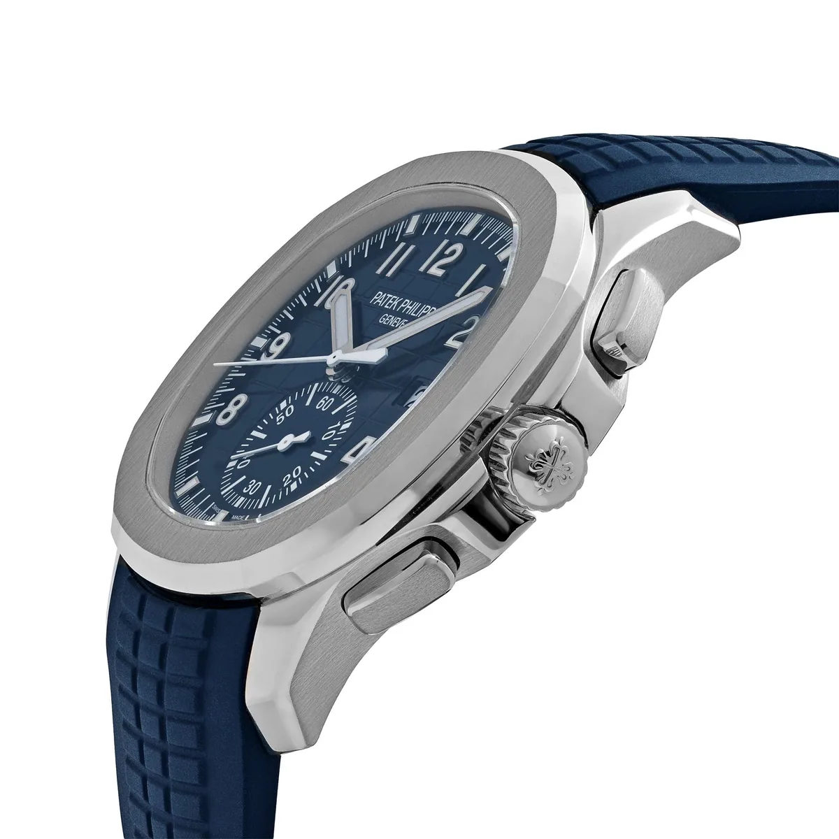 Patek Philippe Aquanaut 3285 V3 – Swiss Super Clone 5968G-001 White Gold Blue Dial (2025) — photo 6 of 8