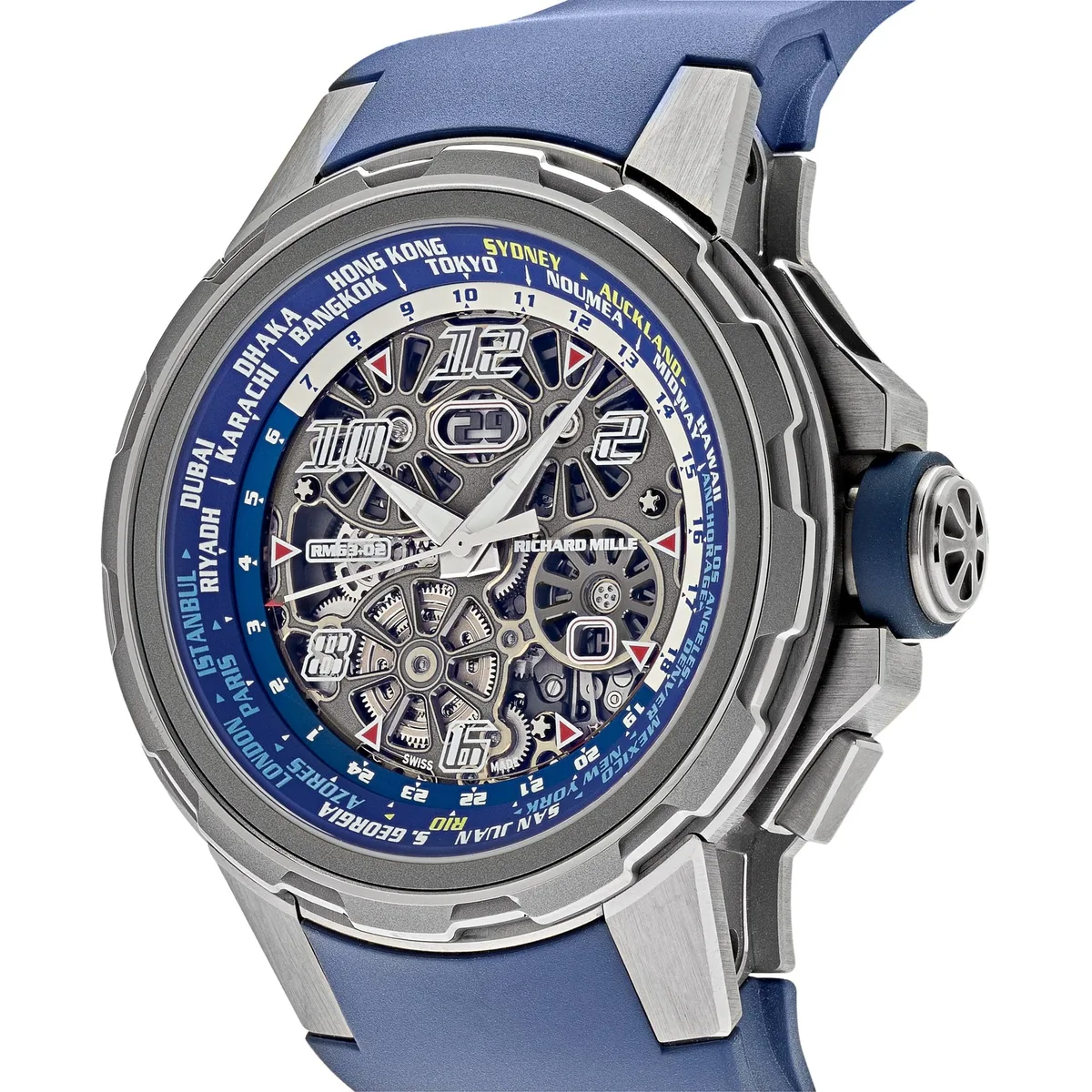 Richard Mille RM 63-02 Automatic Worldtimer Titanium — photo 2 of 4