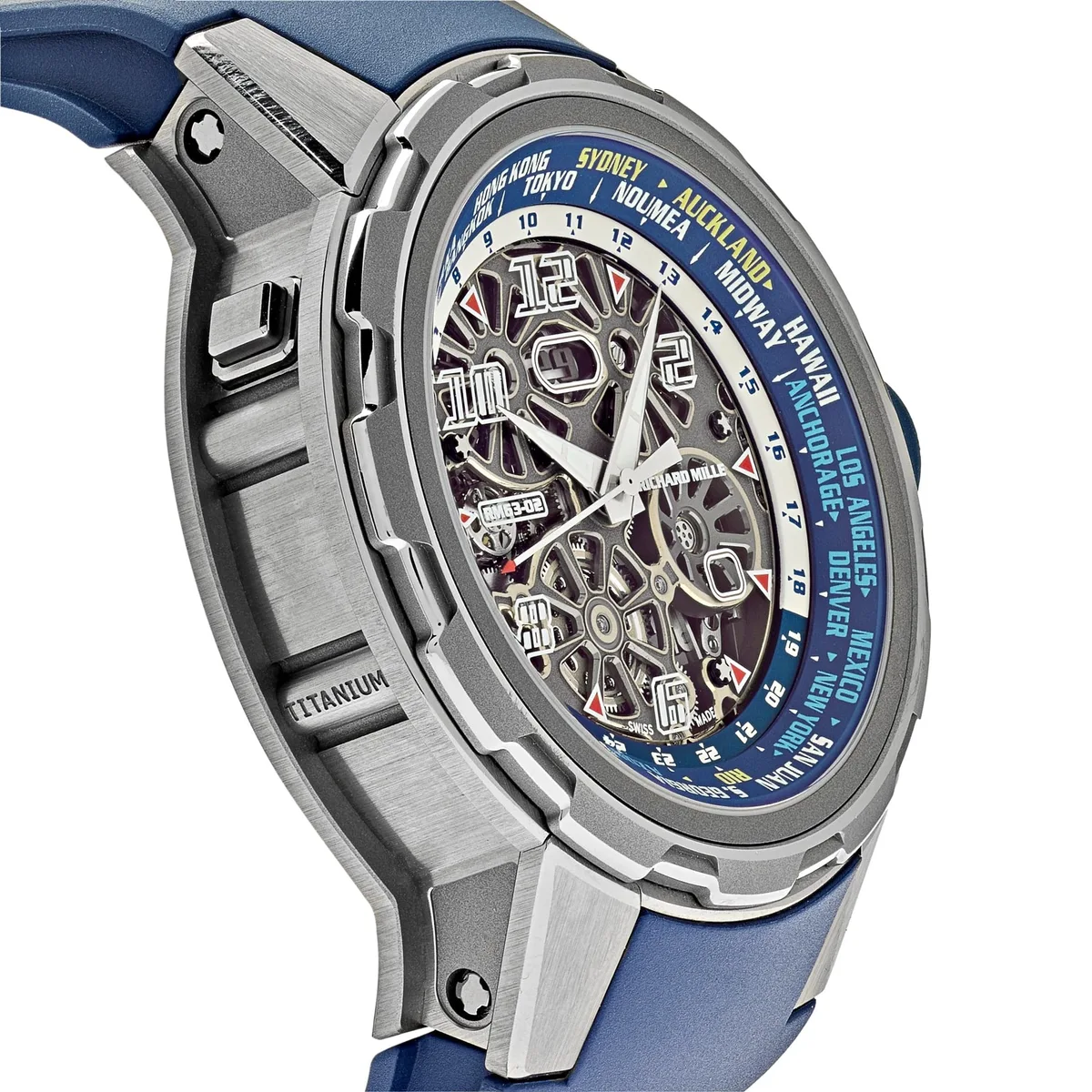Richard Mille RM 63-02 Automatic Worldtimer Titanium — photo 3 of 4