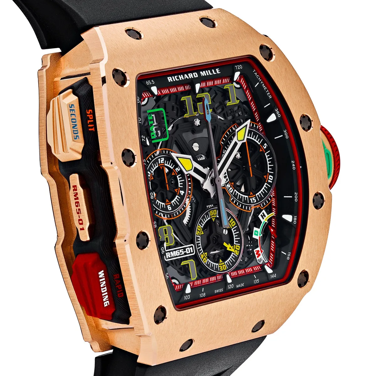 Richard Mille RM 65-01 Automatic Chronograph Full Rose Gold — photo 4 of 7
