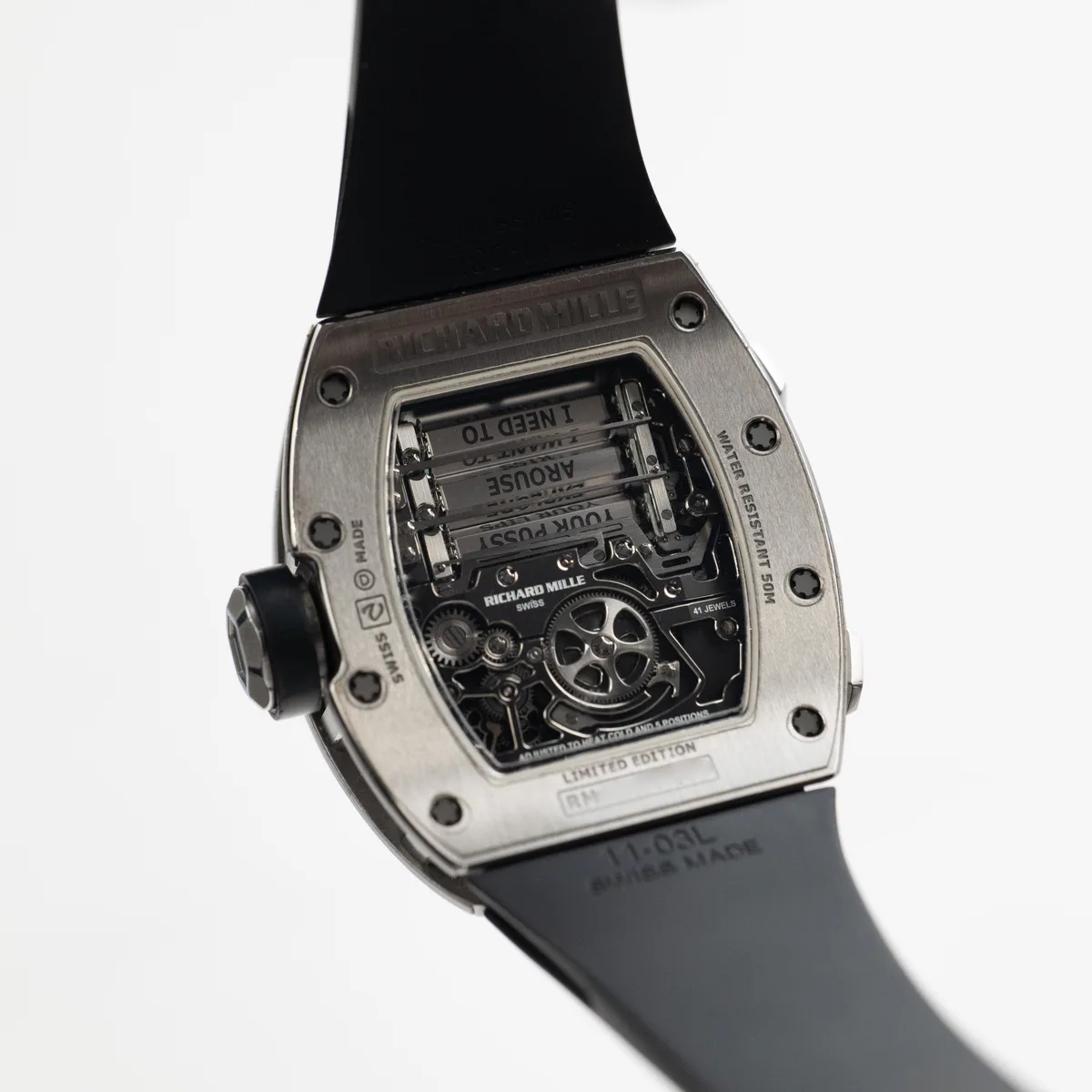 Richard Mille RM 69 Tourbillon Erotic Titanium Limited Edition of 30 (2016) — photo 12 of 14