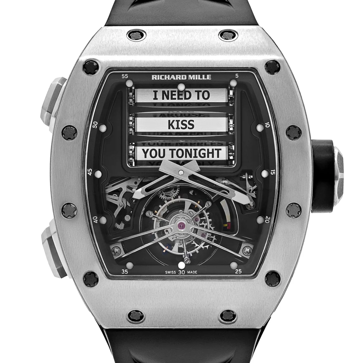 Richard Mille RM 69 Tourbillon Erotic Titanium Limited Edition of 30 (2016) — photo 4 of 14