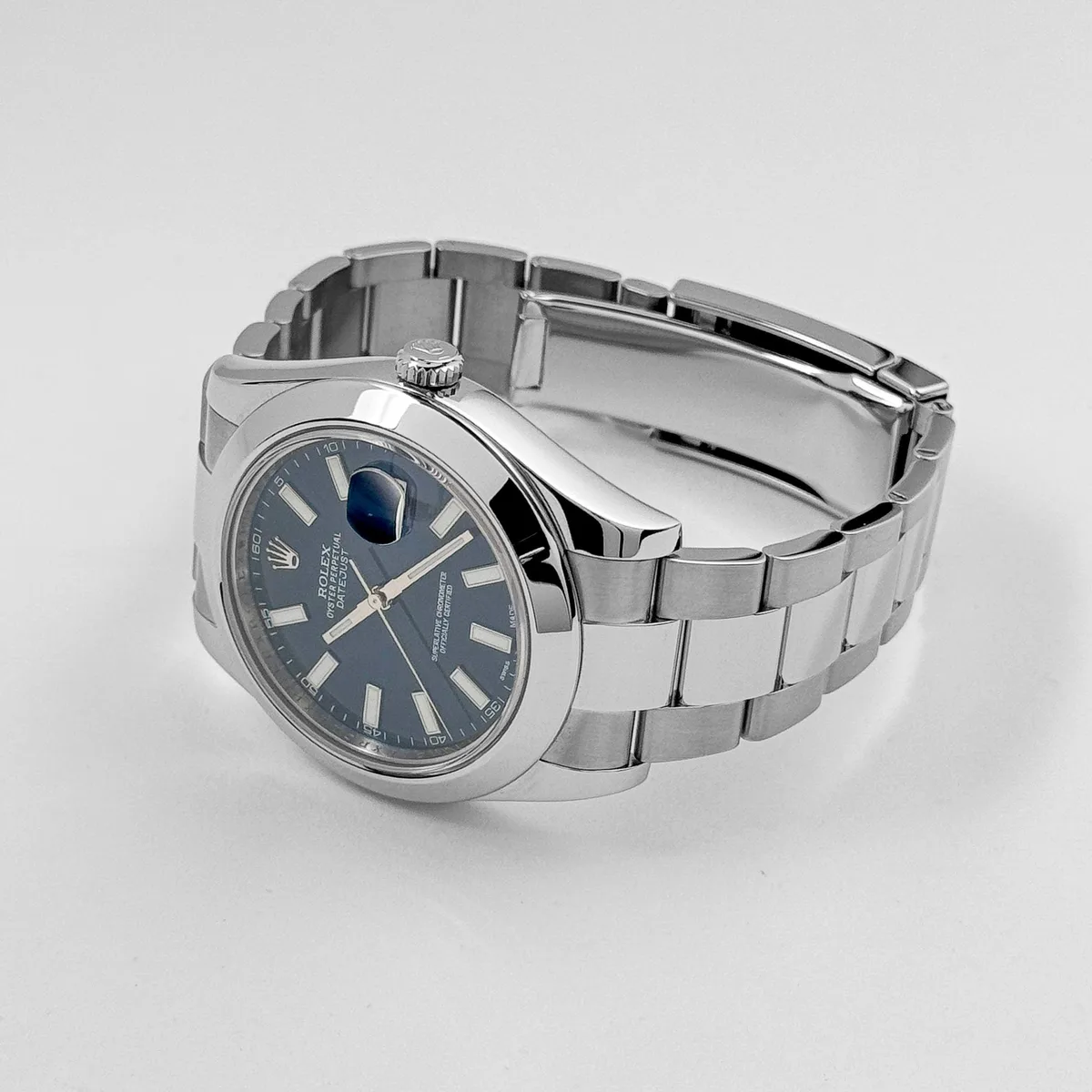 Rolex Datejust 41 116300 Stainless Steel Blue Dial Oyster — photo 4 of 11