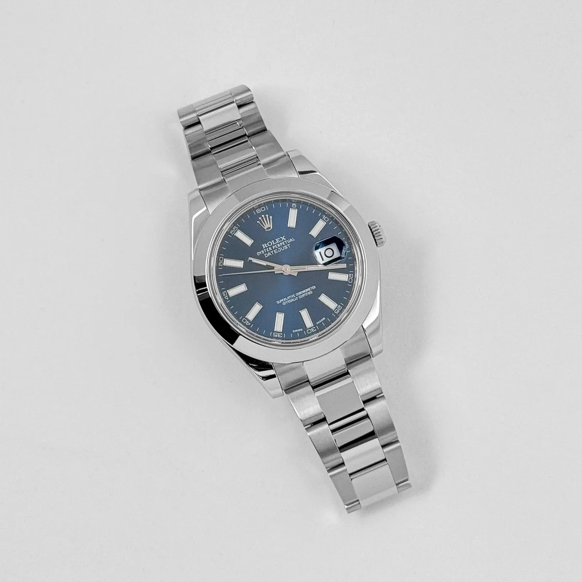 Rolex Datejust 41 116300 Stainless Steel Blue Dial Oyster — photo 3 of 11
