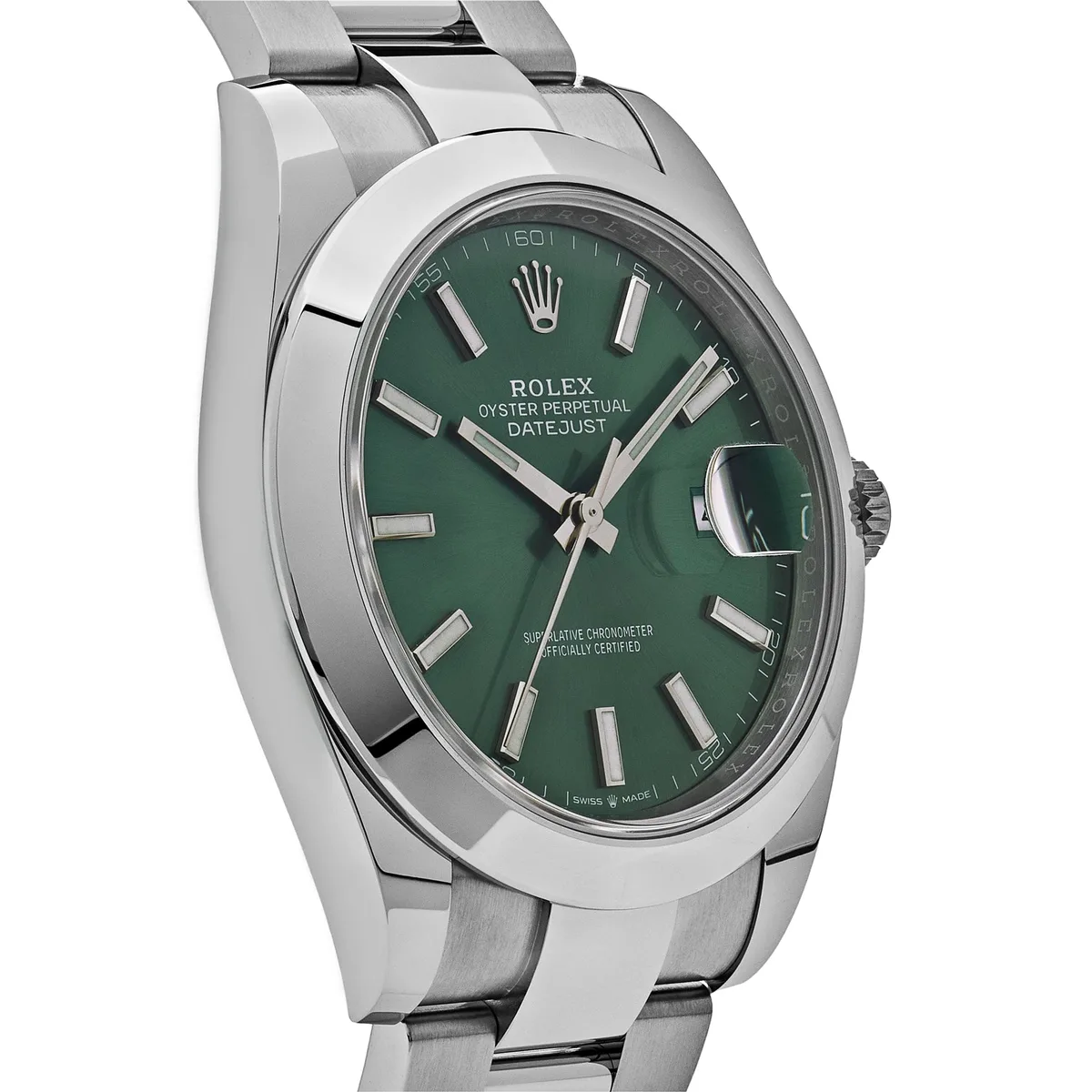 Rolex Datejust 41 126300 Stainless Steel Green Dial Oyster (2025) — photo 5 of 6