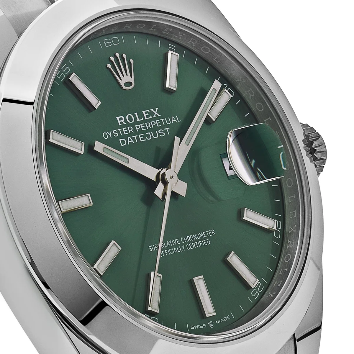 Rolex Datejust 41 126300 Stainless Steel Green Dial Oyster (2025) — photo 4 of 6