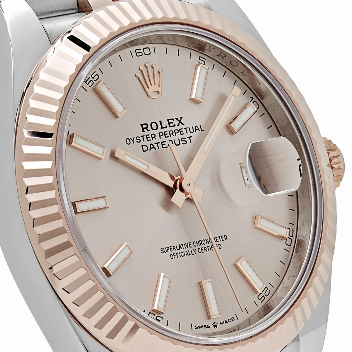 Rolex Datejust 41 126331 Rose Gold Stainless Steel Sundust Dial Jubilee (2024) — photo 5 of 9