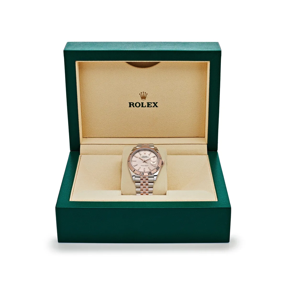 Rolex Datejust 41 126331 Rose Gold Stainless Steel Sundust Dial Jubilee (2024) — photo 7 of 9