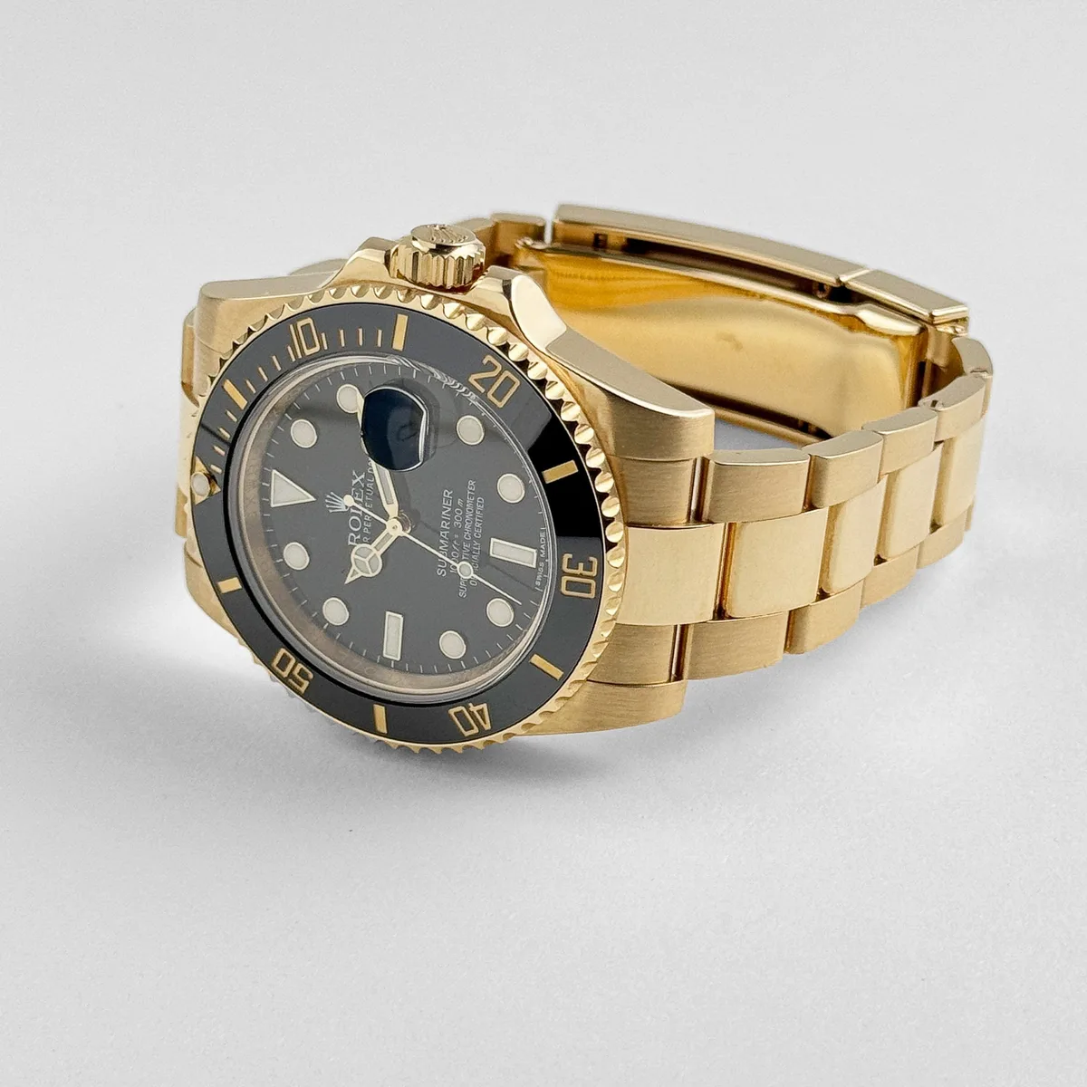 Rolex Submariner Date 116618LN Yellow Gold Black Dial — photo 3 of 10