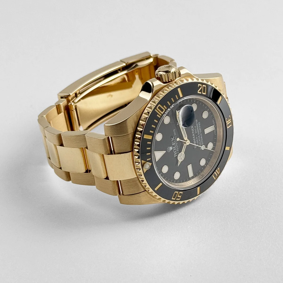 Rolex Submariner Date 116618LN Yellow Gold Black Dial — photo 4 of 10