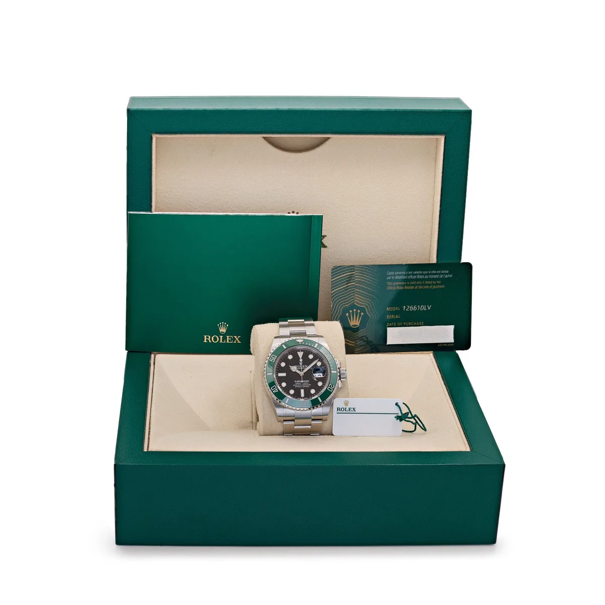 Rolex Submariner Date 126610LV 'Starbucks MK1' Stainless Steel Black Dial (2023) — photo 9 of 9